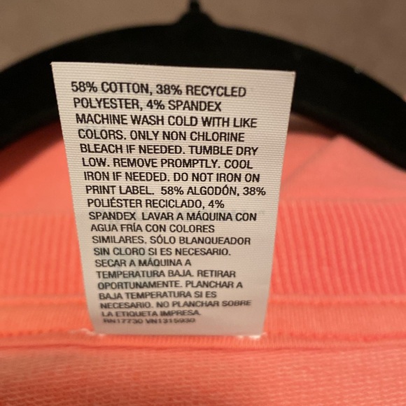 Brand New All in Motion Rose Pink French Terry Sweatshirt…size 4X - Picture 5 of 6